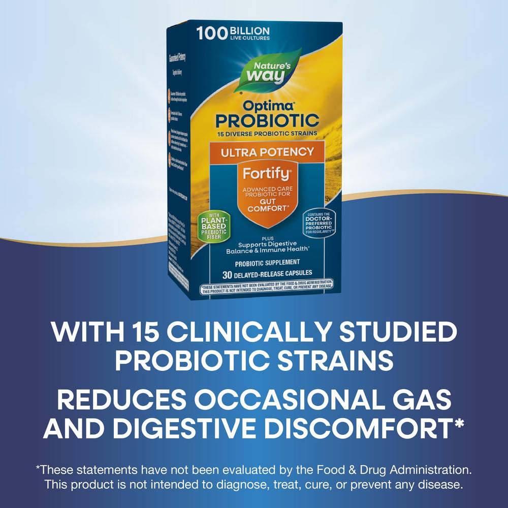 Refrigeration recommended to maintain Fortify Optima potency