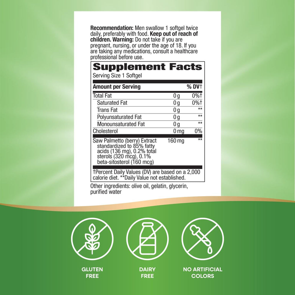 Gluten-free badge on Nature's Way packaging.