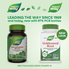 Nature's Way Goldenseal Root capsules, vegan and non-GMO