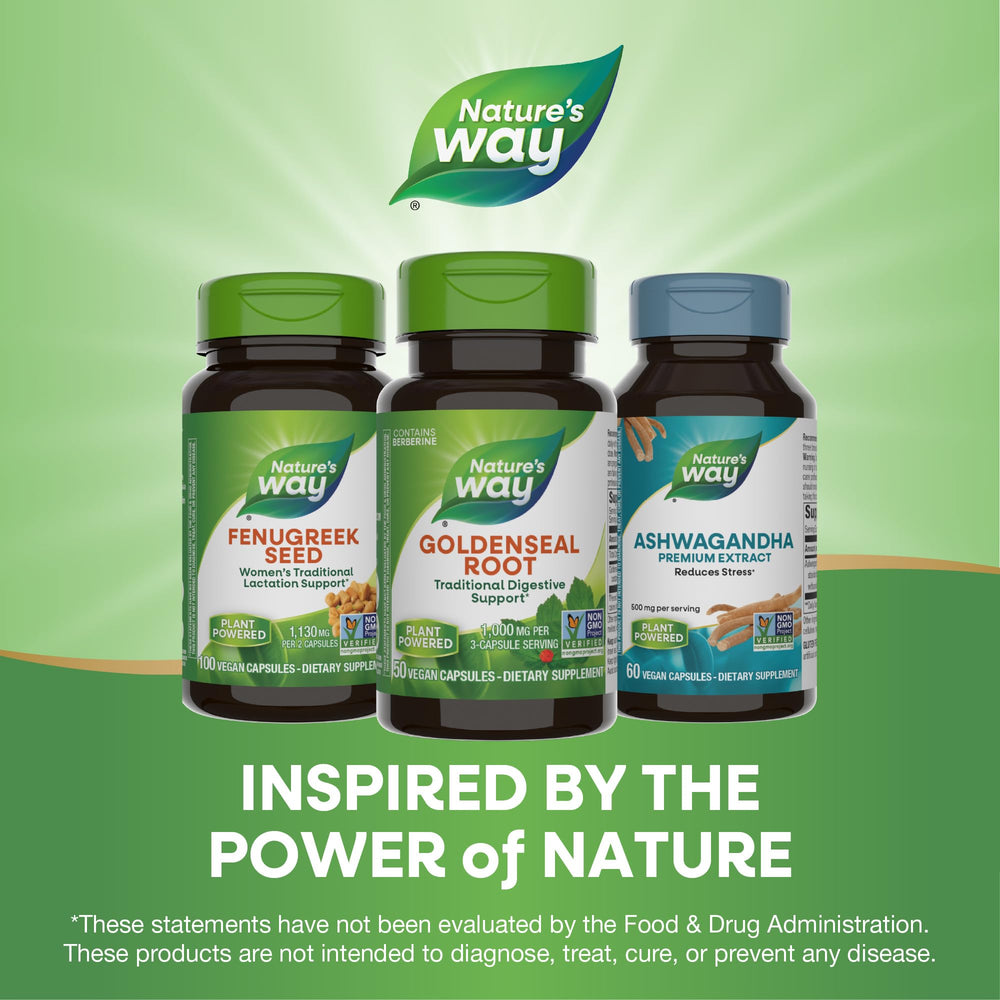 Daily-use idea with Nature's Way Goldenseal Root for digestive balance