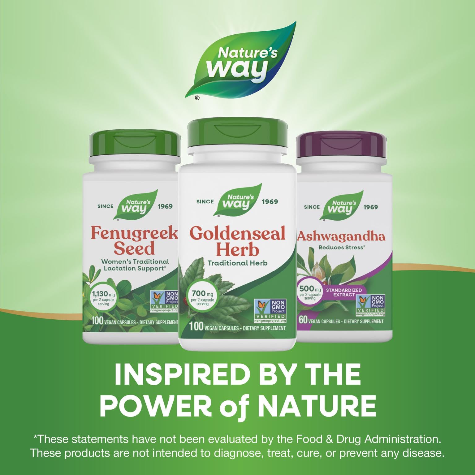 Nature's Way Goldenseal: uso diario con comida para mejor absorción