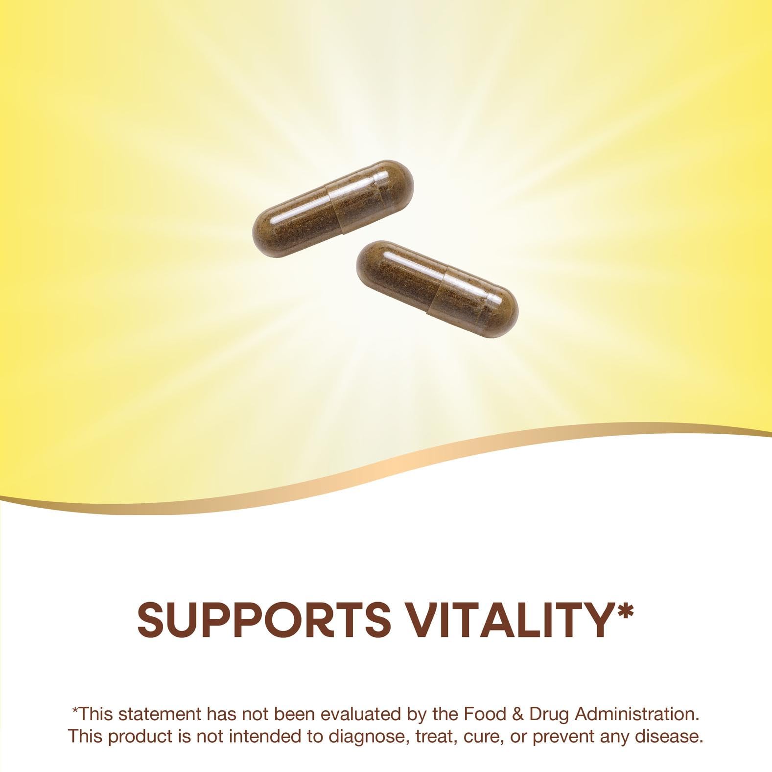 Nature's Way Gotu Kola label with nutrition details.