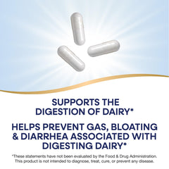 Nature's Way Lactose Defense packaging front, convenient daily dairy aid.