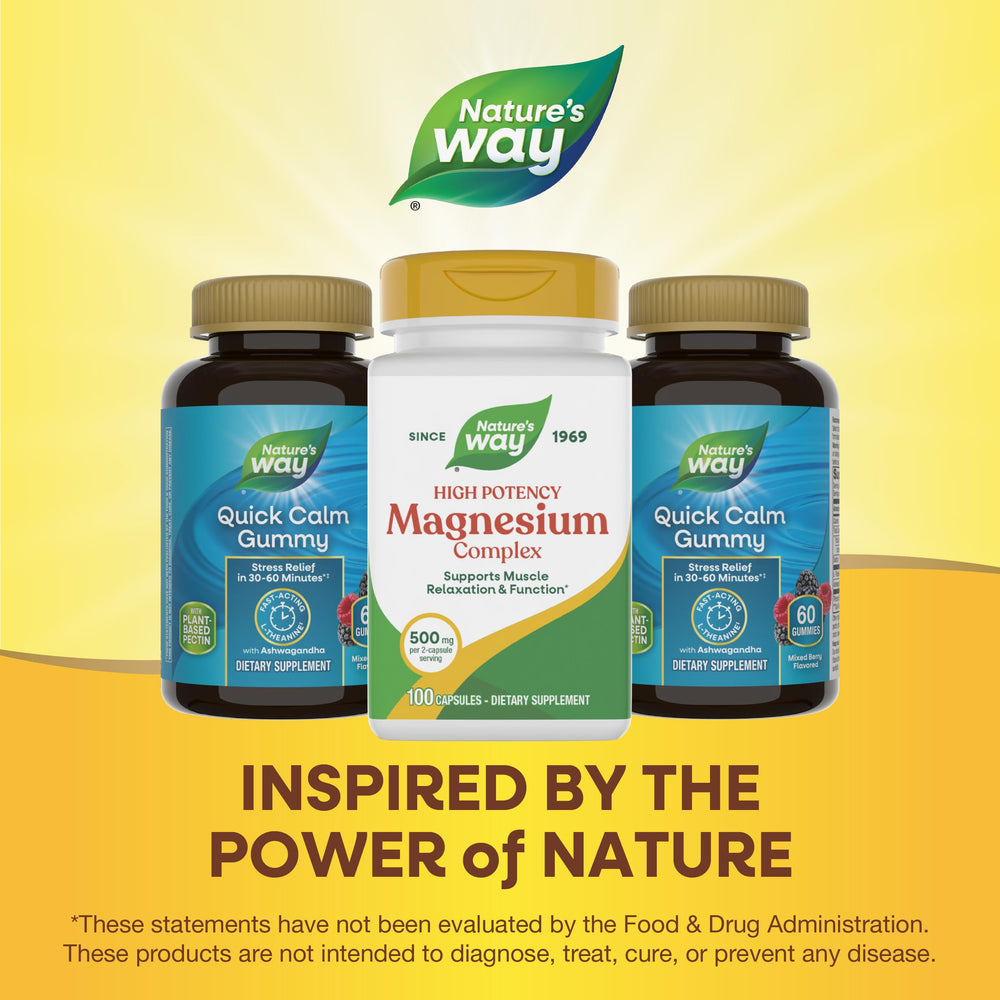 Nature's Way Magnesium Complex gluten-free note no common allergens