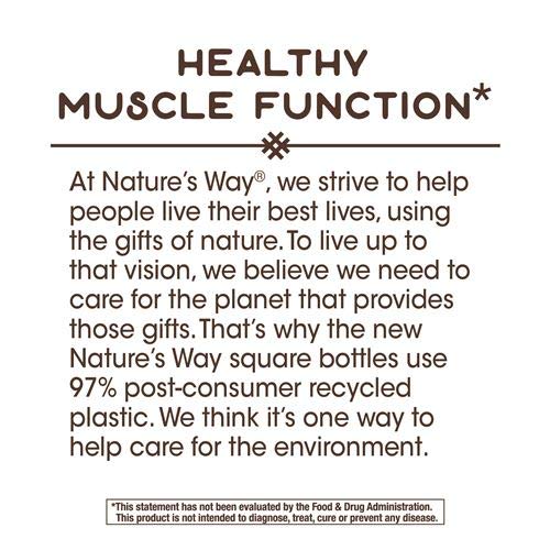 Nature's Way Magnesium Complex two capsules easy routine to replenish magnesium levels
