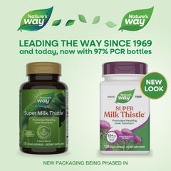 Nature's Way milk thistle extract 55% silymarin potency detail