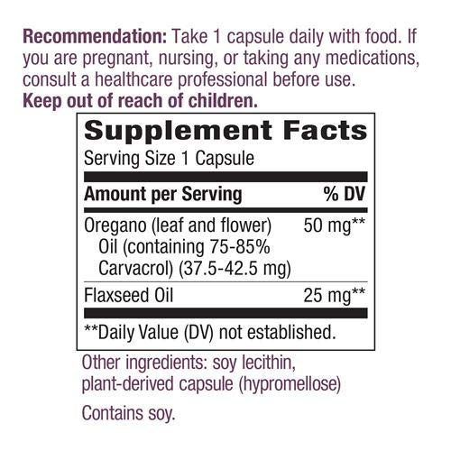 Nature's Way Oregano Oil 2-pack image conveys value and convenience