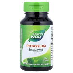 Nature's Way Potassium Chelate Complex bottle front, supporting daily electrolyte balance.
