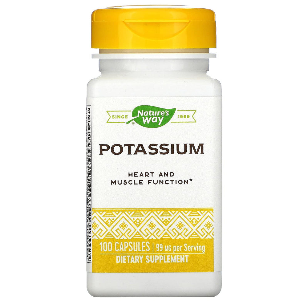 Nature's Way Potassium Complex bottle front for daily electrolyte balance