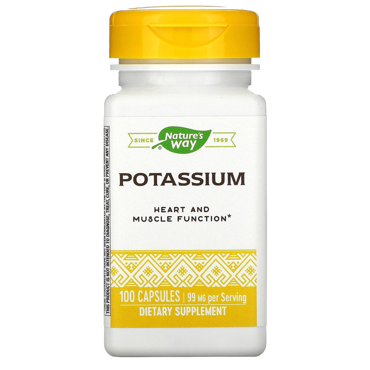 Nature's Way Potassium Complex bottle front for daily electrolyte balance