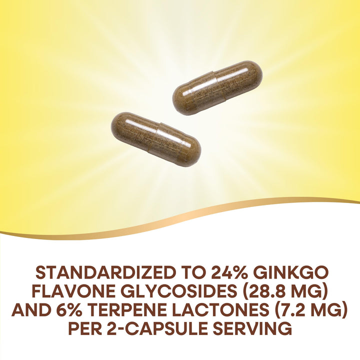 Nature's Way premium extract packaging conveys quality and brain health focus.