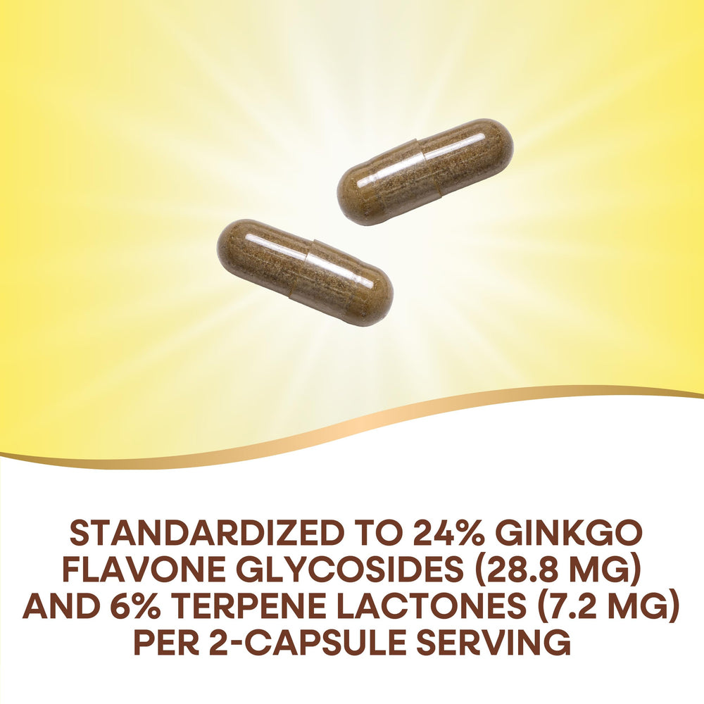 Nature's Way premium extract packaging conveys quality and brain health focus.
