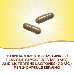 Nature's Way premium extract packaging conveys quality and brain health focus.