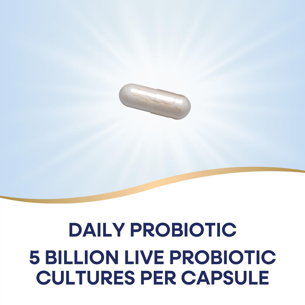 Nature's Way Primadophilus probiotic bottle stored in refrigerator preserves freshness.