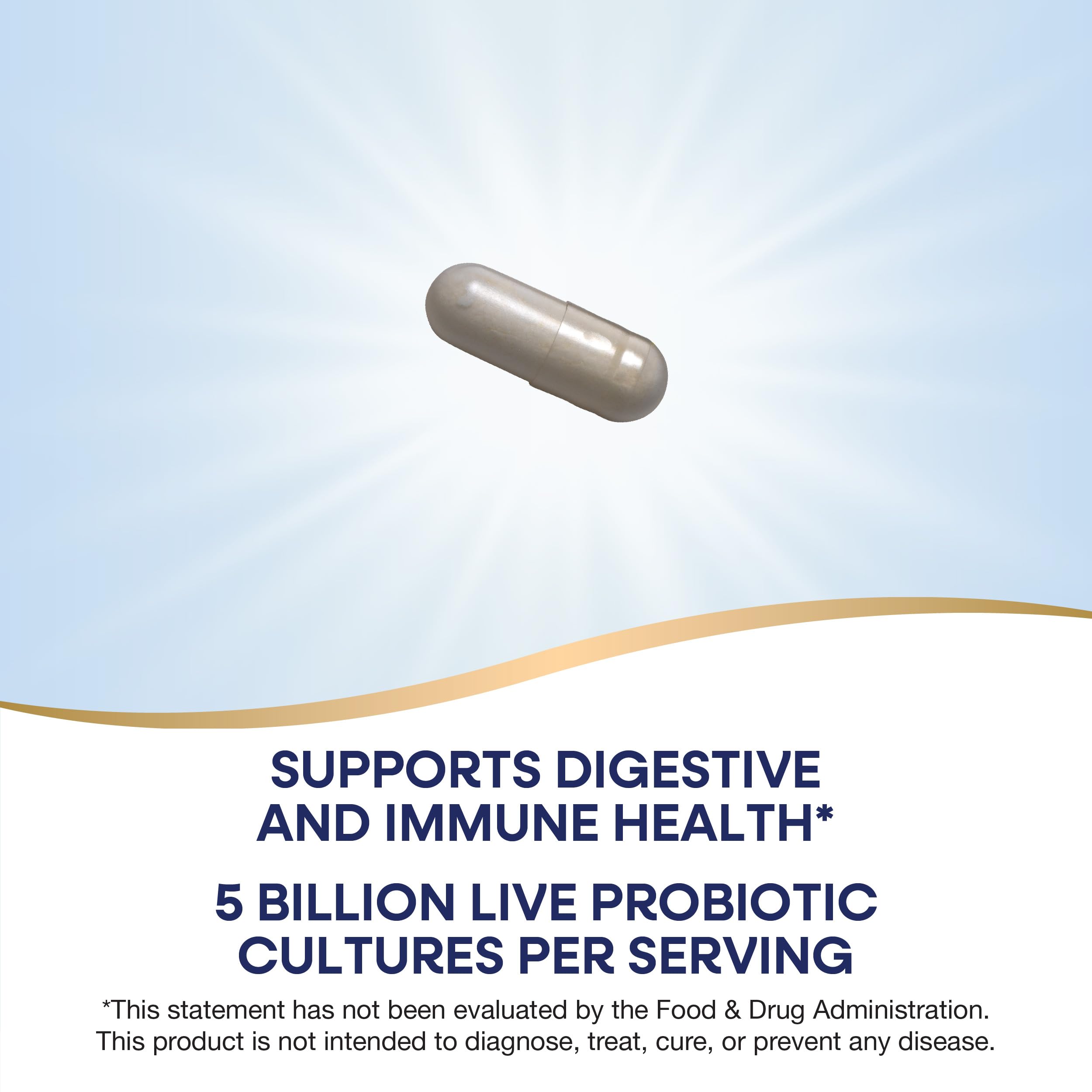 Nature's Way Primadophilus Reuteri packaging highlights gluten-free and pure formula.