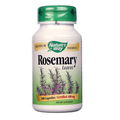 Nature's Way Rosemary Leaves capsules in a two-bottle pack for daily use