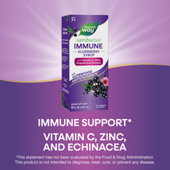 Nature's Way Sambucus echinacea and propolis blend supports seasonal wellness.