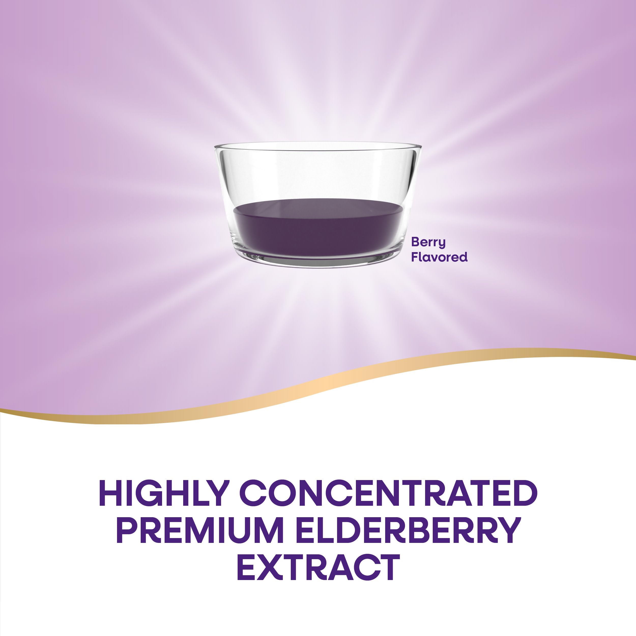 Nature's Way Sambucus vitamin C and zinc ingredient panel highlights essential nutrients.