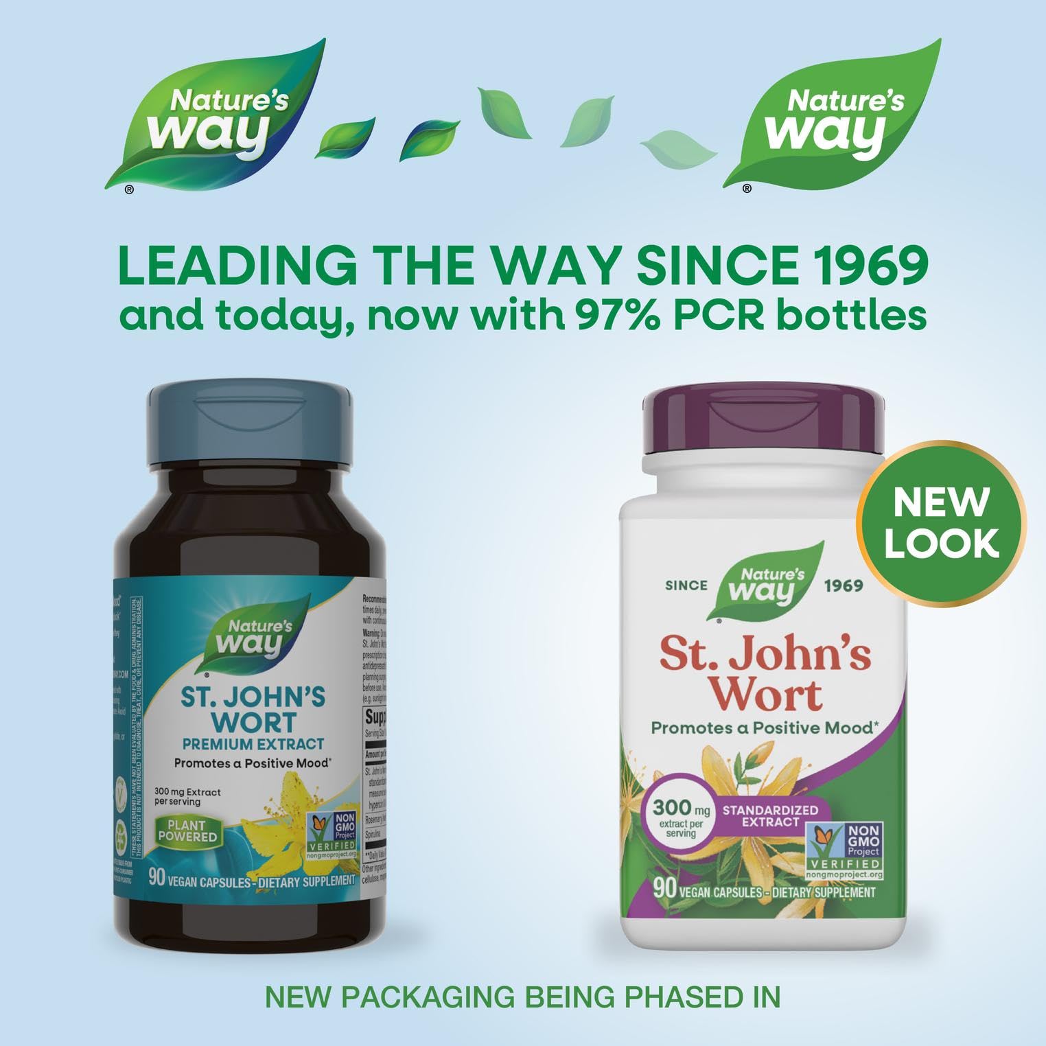 Product label highlights Non-GMO and gluten-free ingredients