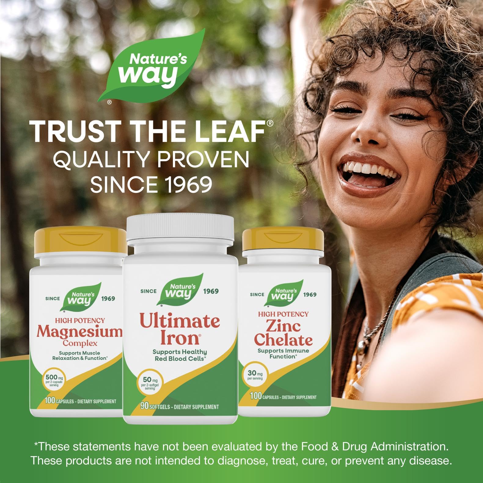 Nature's Way Ultimate Iron lifestyle image illustrating daily wellness routine.