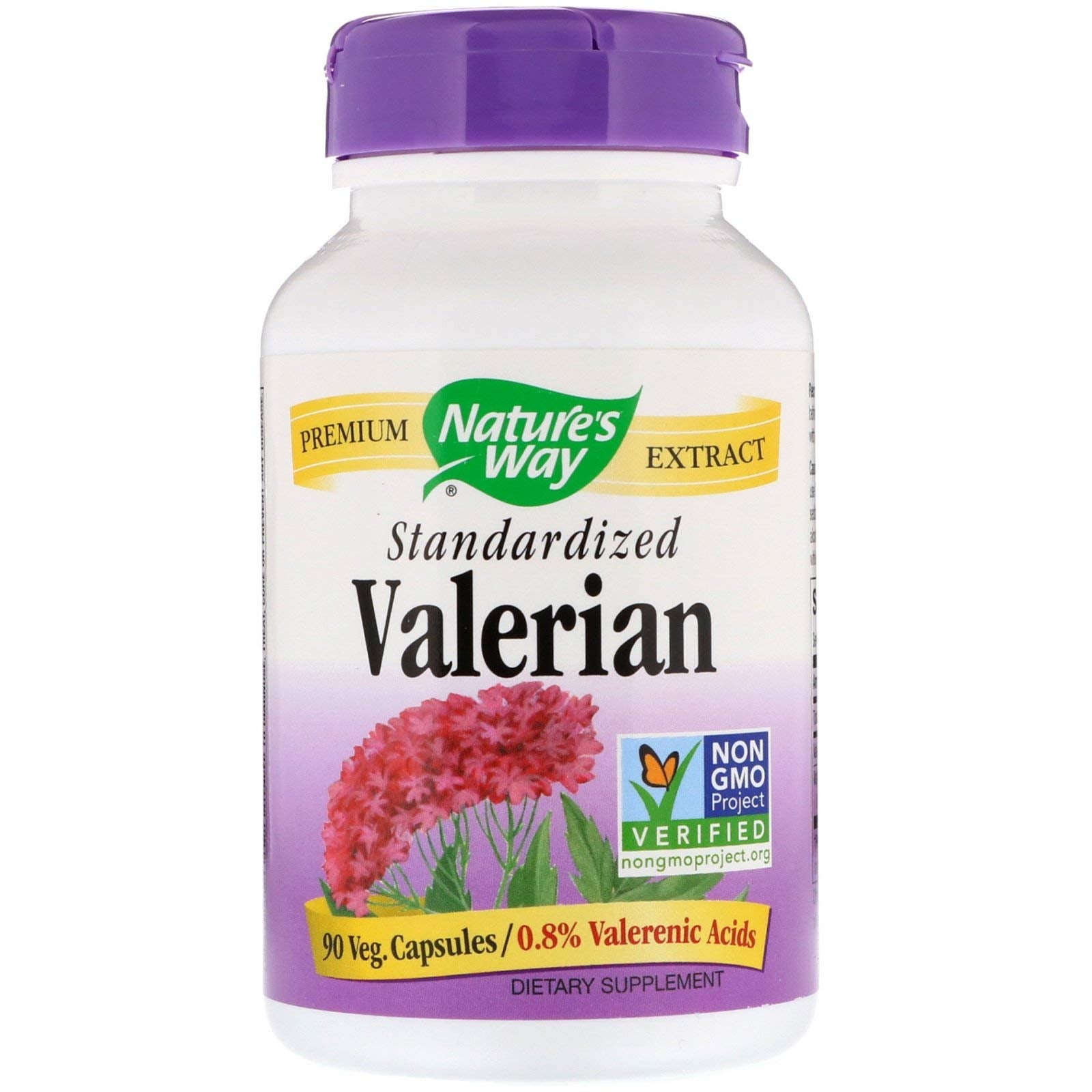 Nature's Way Valerian Premium Extract bottle offers nightly sleep support.