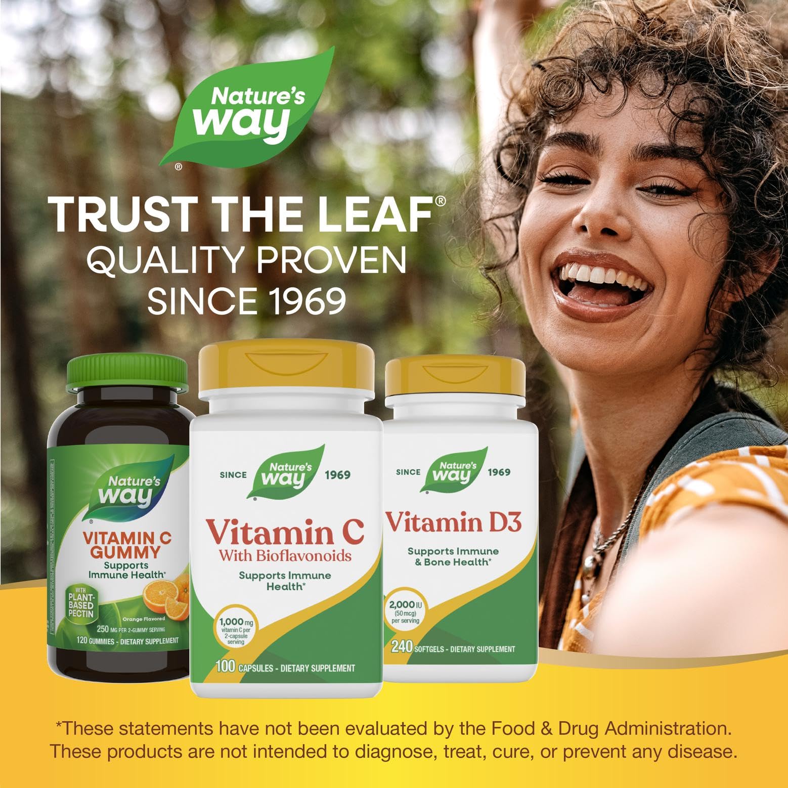 Nature's Way gluten-free claim icon communicates suitability for gluten-free diets