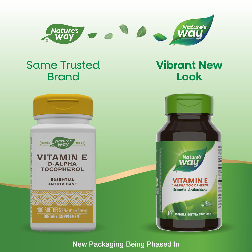 D-Alpha Tocopherol softgels with 268 mg per serving for consistent daily support