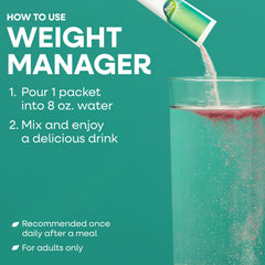 Nature's Way Weight Manager features vitamins B6 and B12 for energy metabolism.