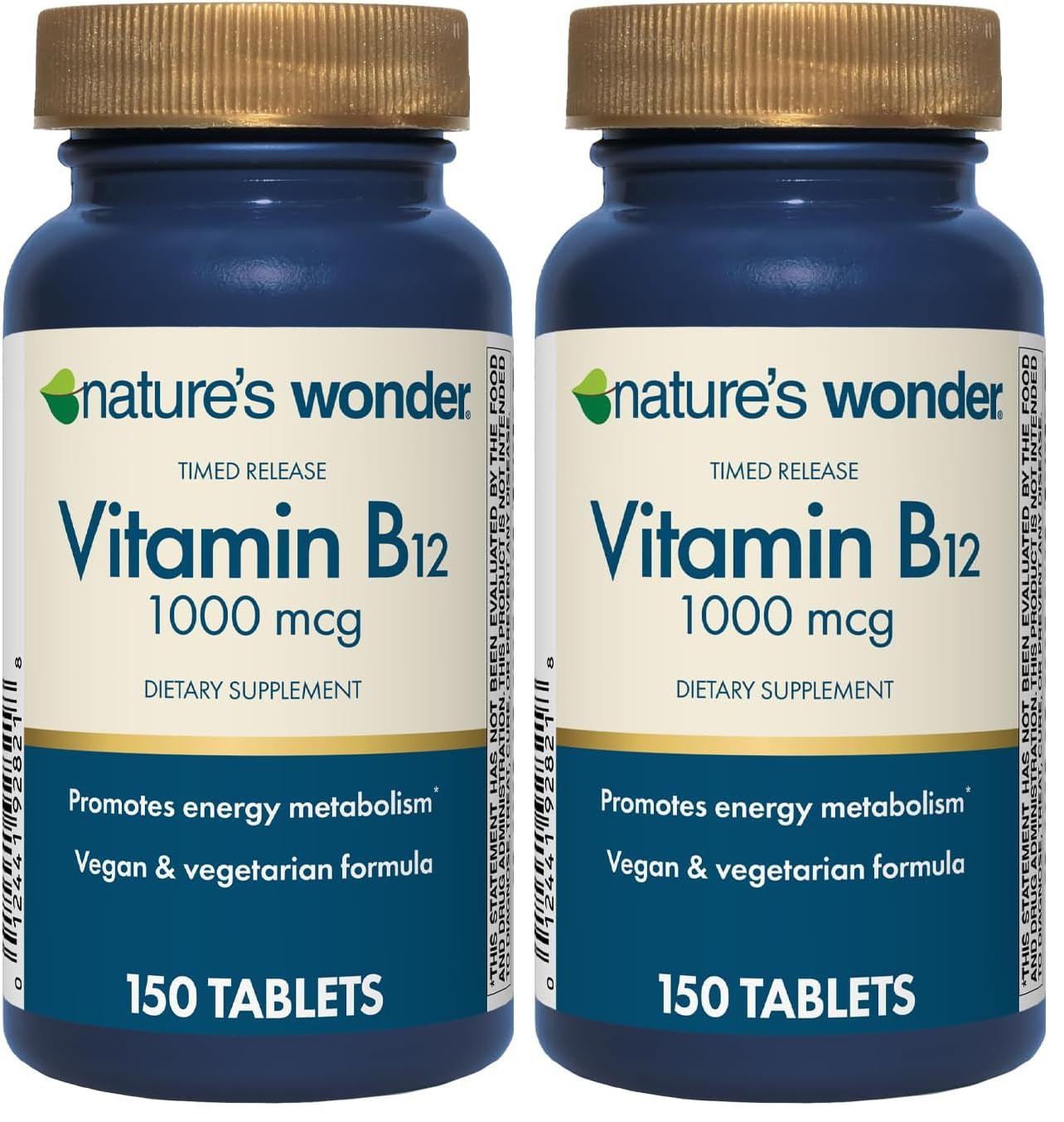 Nature's Wonder B12 timed-release bottle pour for steady energy throughout the day