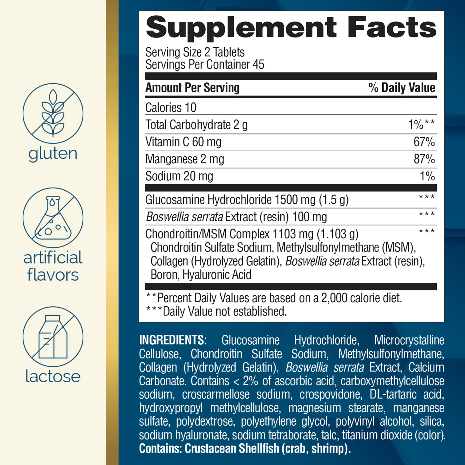 Nature's Wonder ingredient-label image highlights purity and key ingredients.