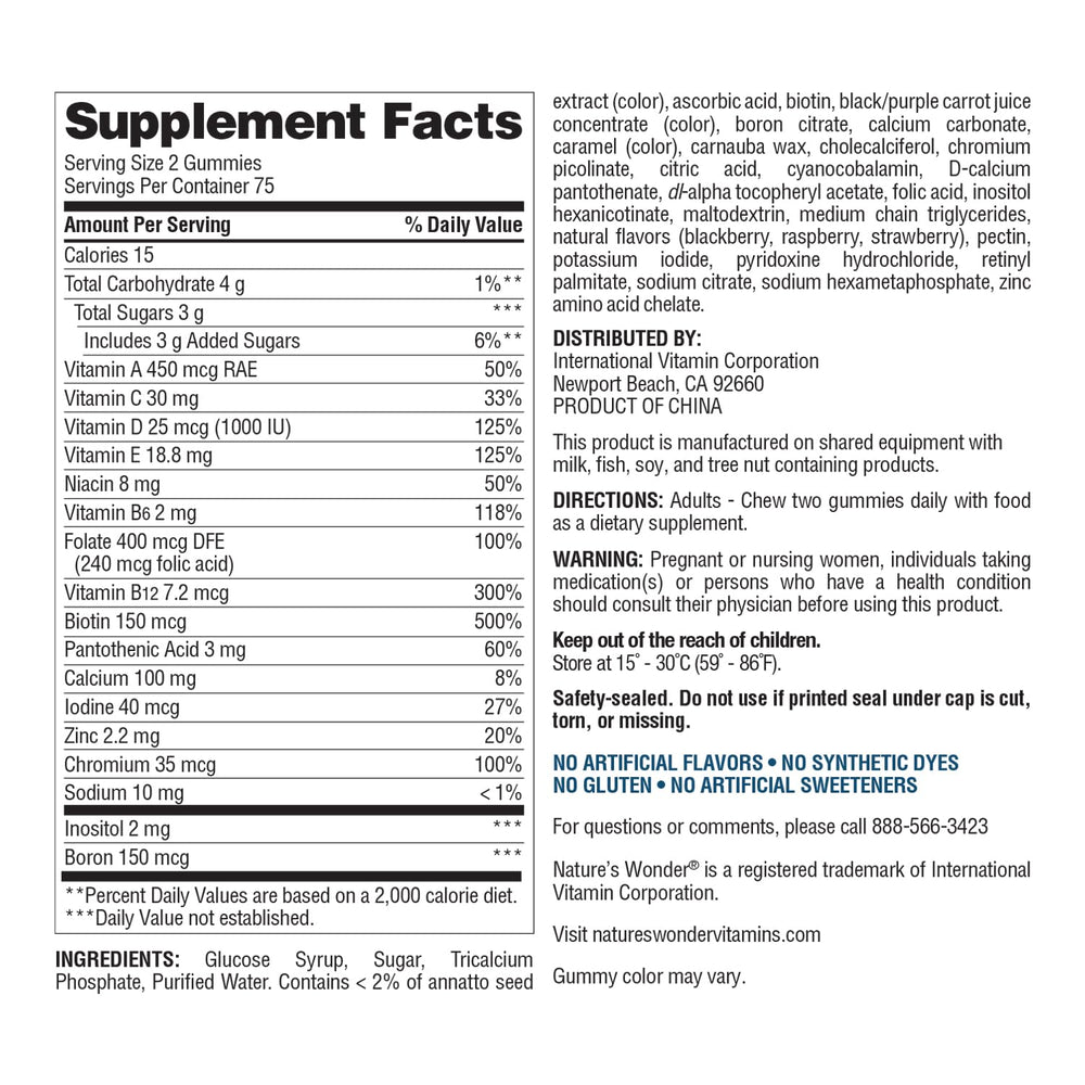 Packaging indicating no artificial sweeteners or flavors