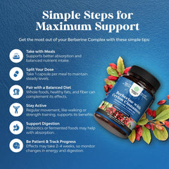 Natures Craft Ceylon cinnamon berberine blend label highlighting AMPK-inspired support