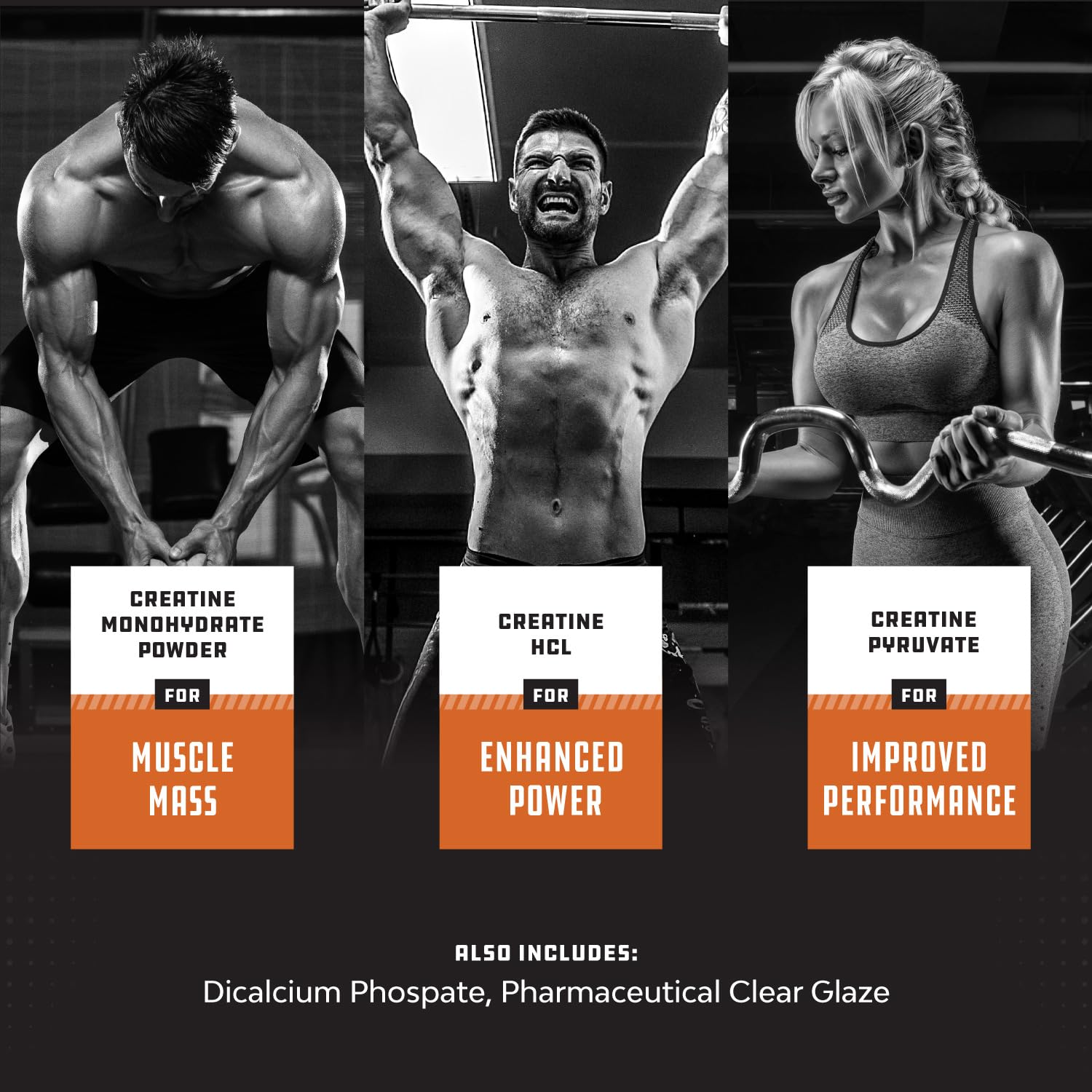 Nature's Craft Tri Phase creatine tablets in hand demonstrate compact daily dosage