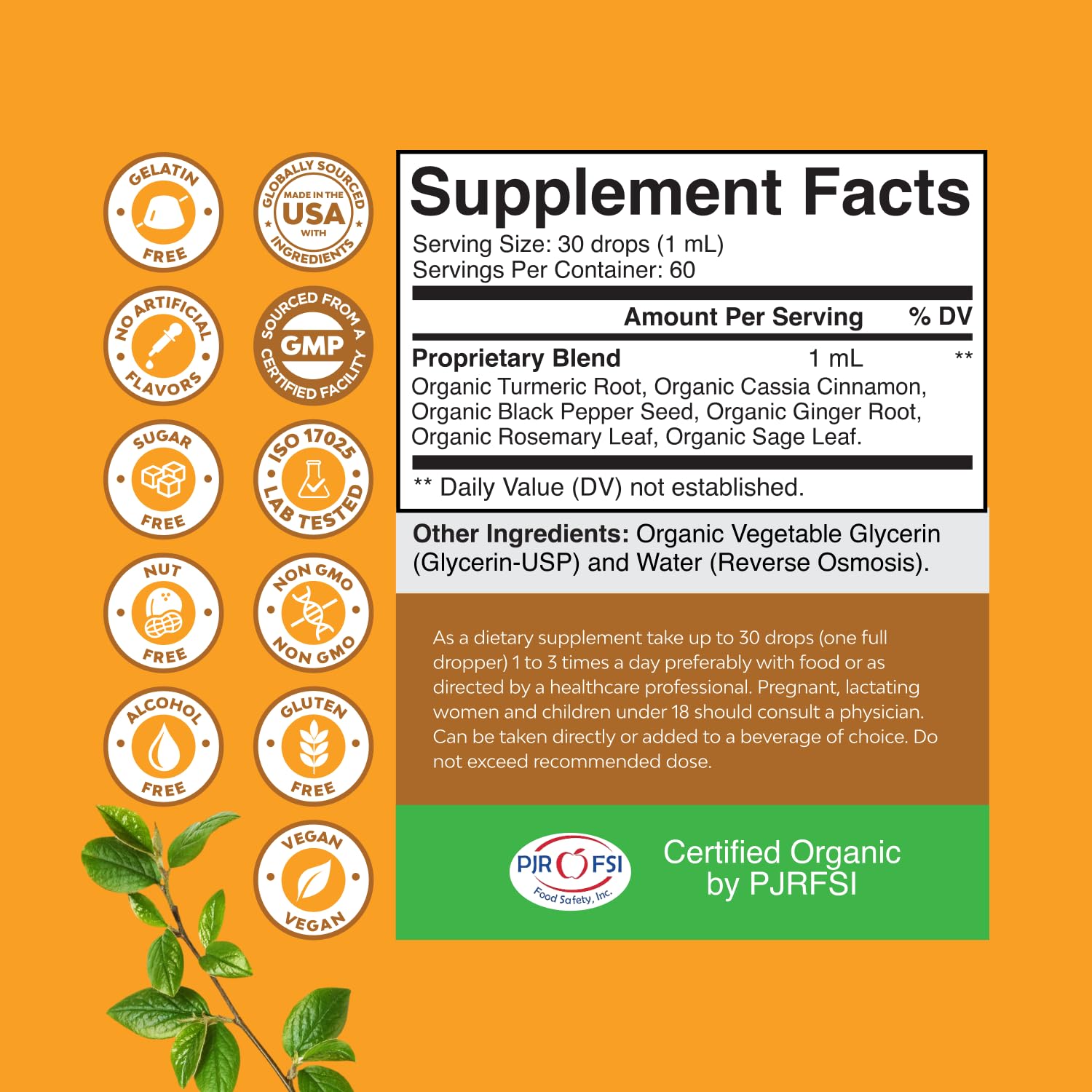 Turmeric, ginger, and black pepper blend in a close-up to highlight absorption-friendly ingredients.