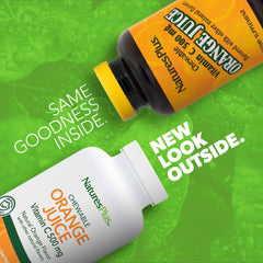 NaturesPlus 500mg vitamin C tablets closeup emphasizing high potency for daily antioxidant support.