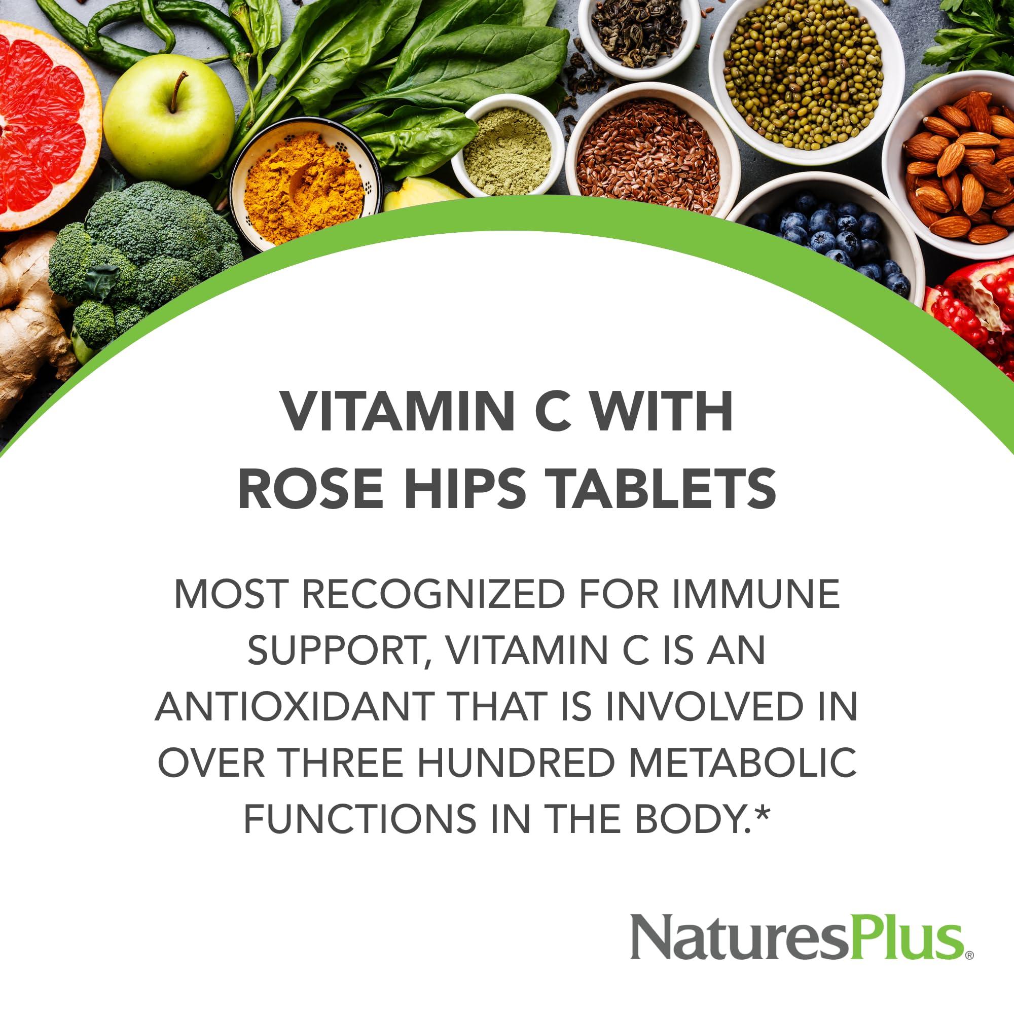 NaturesPlus 90 vegetarian tablets bottle ready for daily supplementation