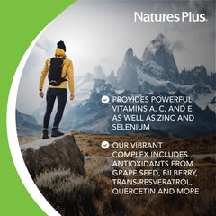 NaturesPlus AgeLoss Eye Support label back shows lutein and carotenoid blend