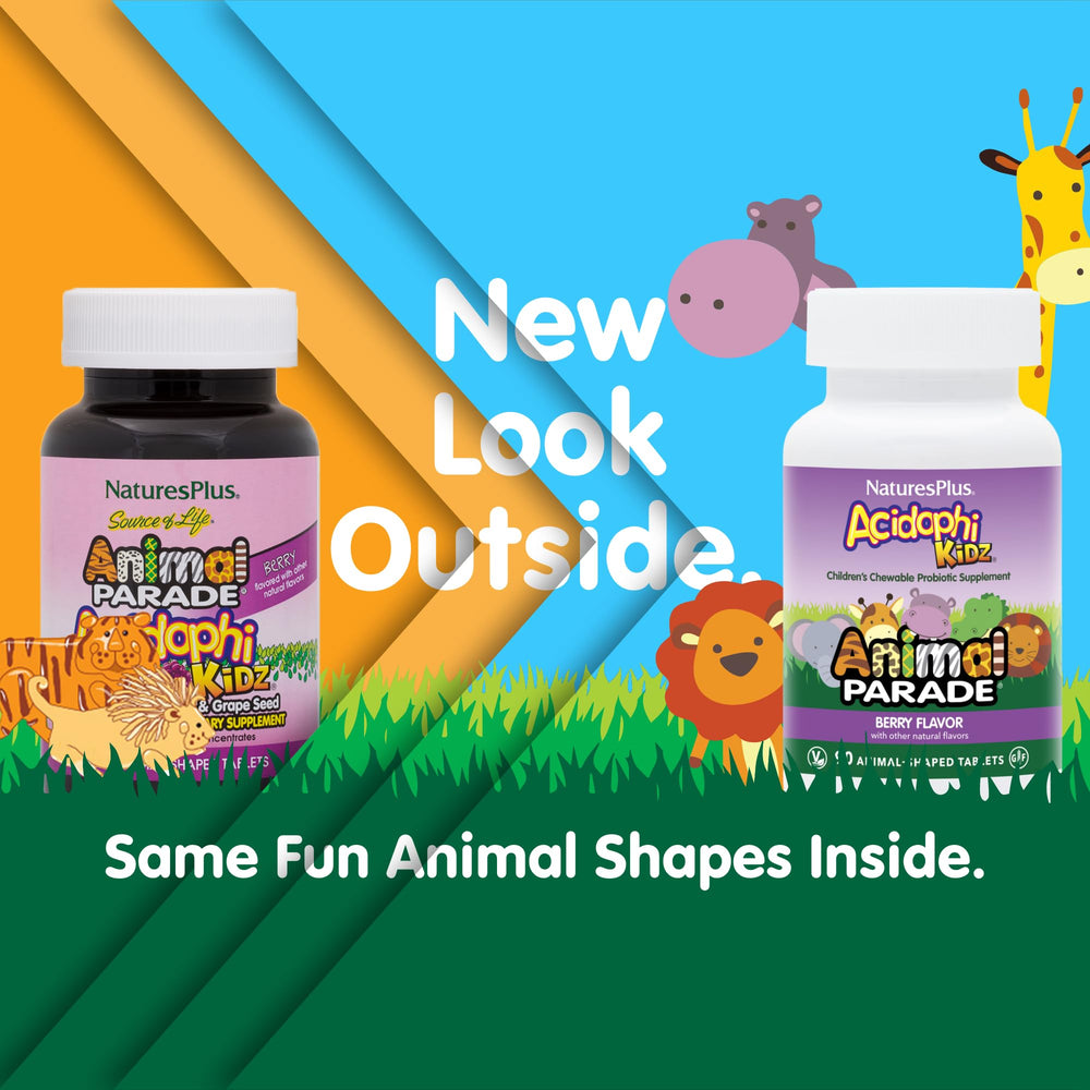 AcophiKidz berry flavored bottle appealing to kids during chewable routines