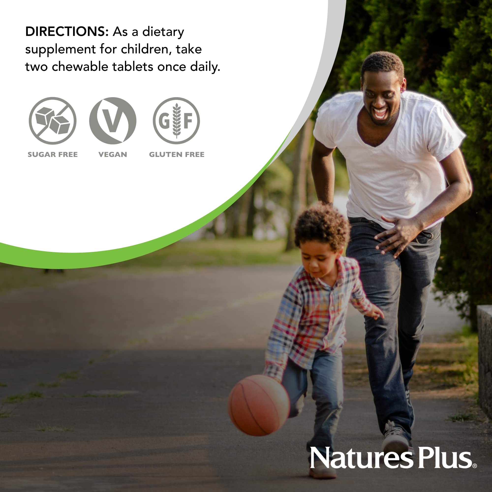 NaturesPlus Animal Parade facilities seal indicating cGMP-compliant manufacturing quality.
