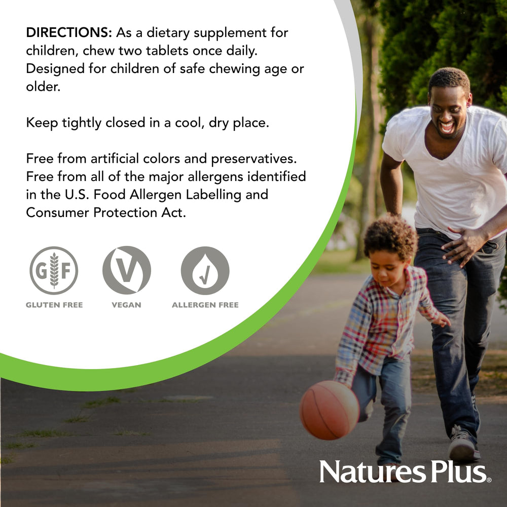 NaturesPlus Animal Parade Gold gluten-free vegetarian formula satisfies dietary needs