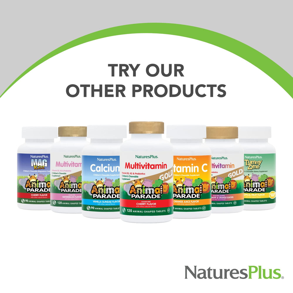 NaturesPlus Animal Parade Gold manufacturing uses cGMP standards.
