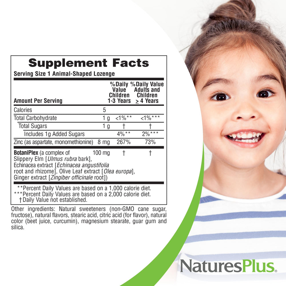 Chelated zinc feature emphasized for better absorption in KidZinc