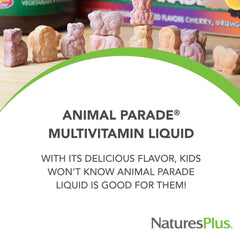 Close-up of old and new packaging designs for NaturesPlus Animal Parade.