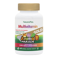 NaturesPlus Animal Parade cherry-flavored chewables for daily kid nutrition