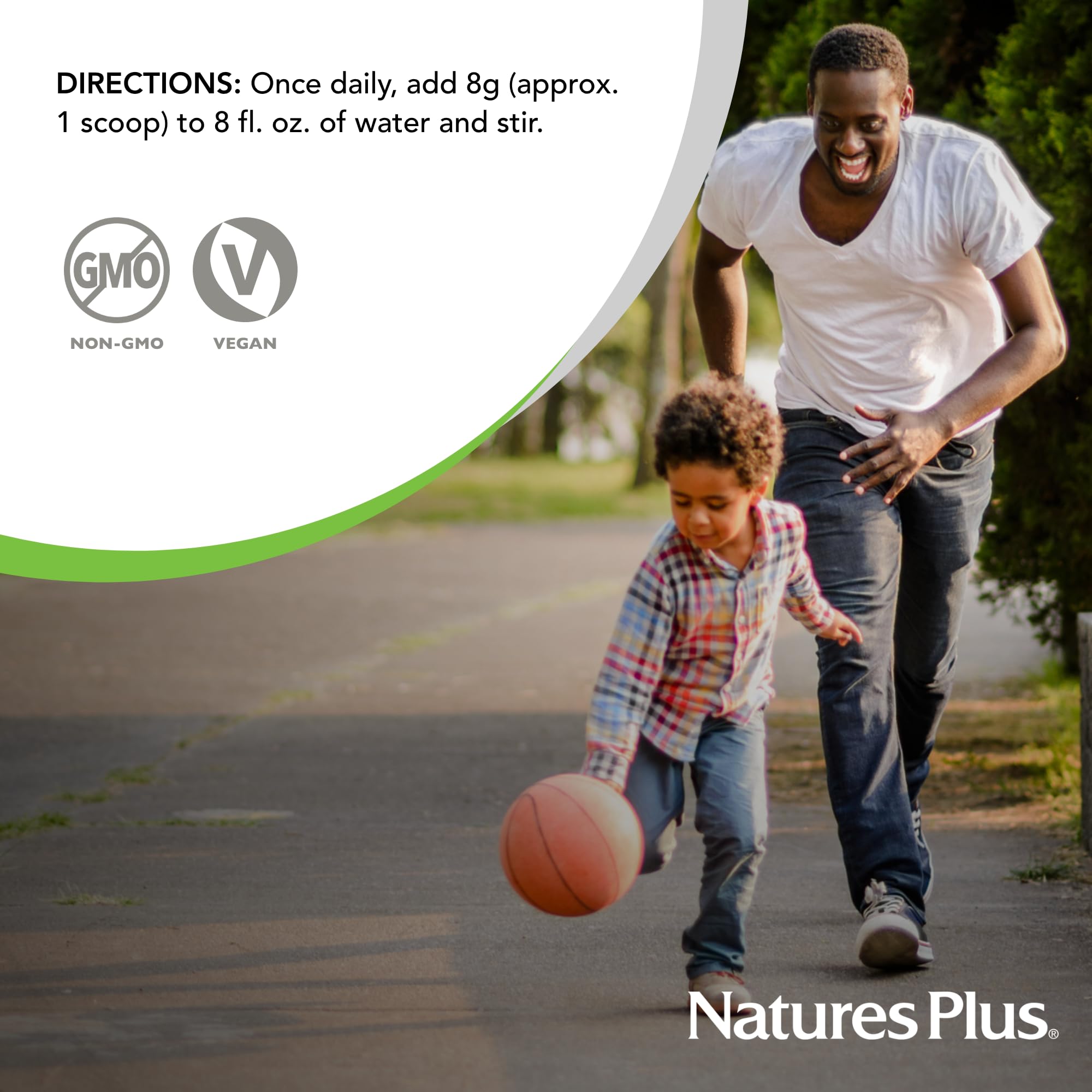 NaturesPlus Beet Powder natural color swirl suggests gluten-free vegan wellness support.