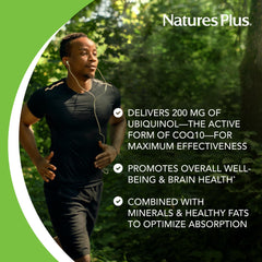 NaturesPlus Beyond CoQ10 serving image depicts quick simple daily intake