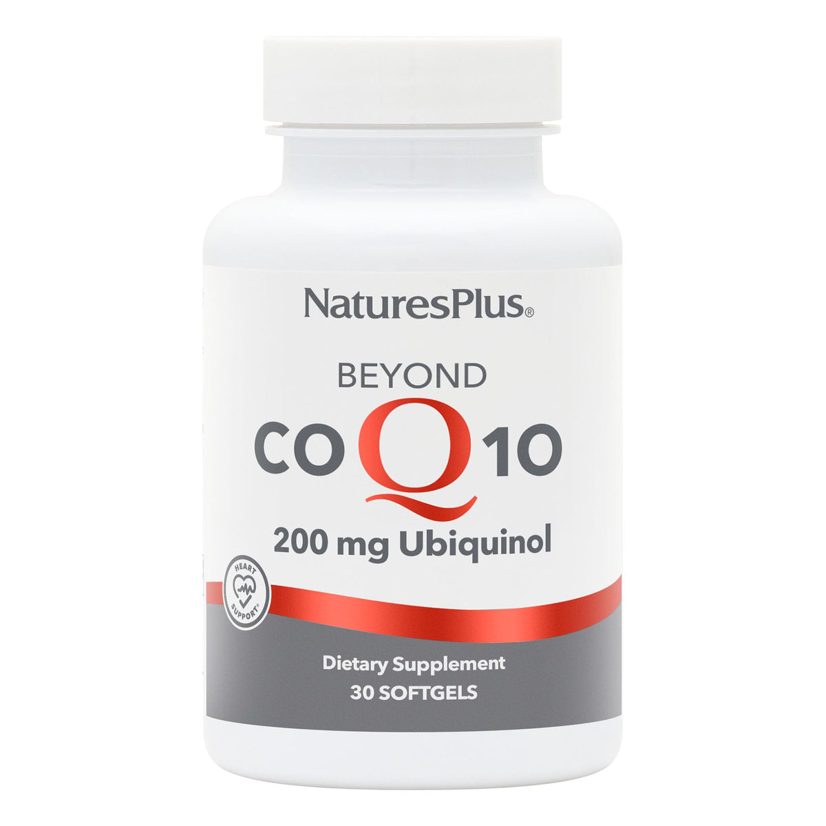 NaturesPlus Beyond CoQ10 bottle front view for daily energy support.