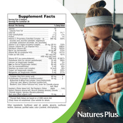 NaturesPlus Hema-Plex Iron bioflavonoids and vitamin C panel supporting mineral utilization