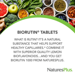 NaturesPlus Biorutin packaging transition — same standards for vascular support.
