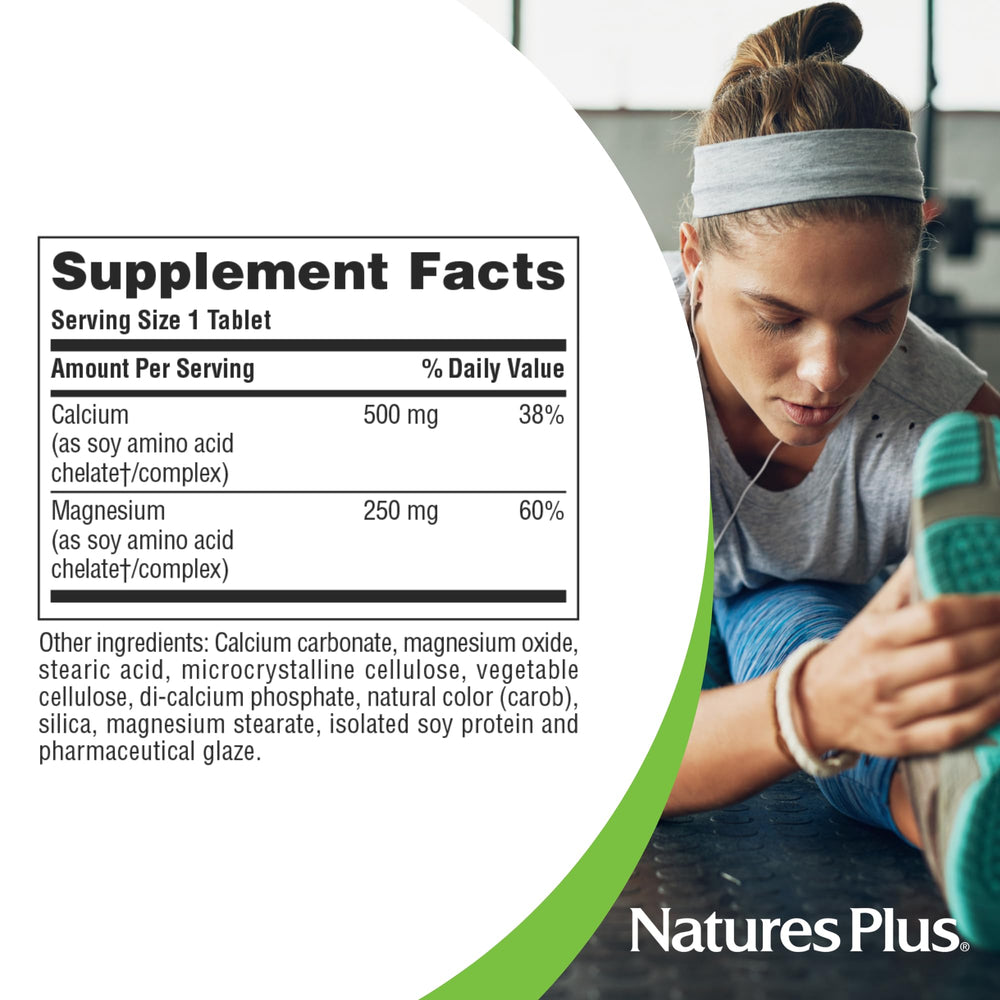 NaturesPlus Cal/Mag dosage-context demonstrates simple daily dosage routine